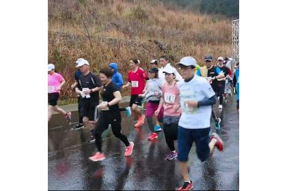 第6回のつはる湖山桜マラソン