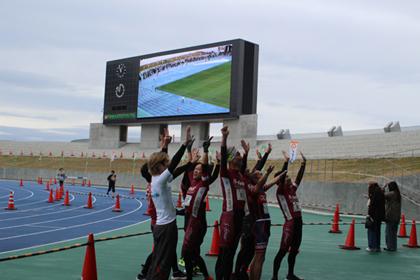 平和堂HATOスタジアム第4回e-radio42.195kmチャリティー・リレーマラソン