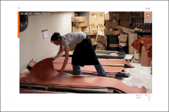 現場の巧みなドキュメンタリー!コーポレートサイト「エルメスの翼」:HERMÈS