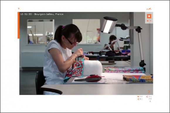 現場の巧みなドキュメンタリー!コーポレートサイト「エルメスの翼」:HERMÈS
