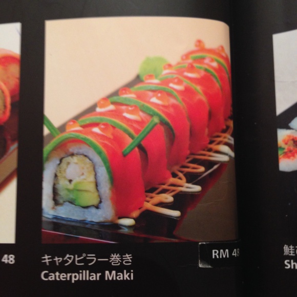 ローカライズされた日本食 in Malaysia。