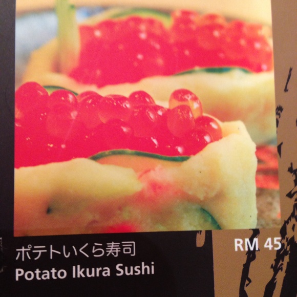 ローカライズされた日本食 in Malaysia。