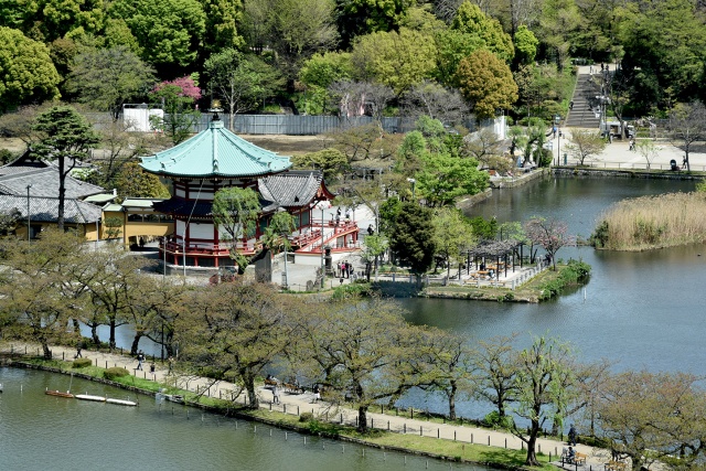 上野、不忍池にある弁天堂にて「めがね之碑供養」