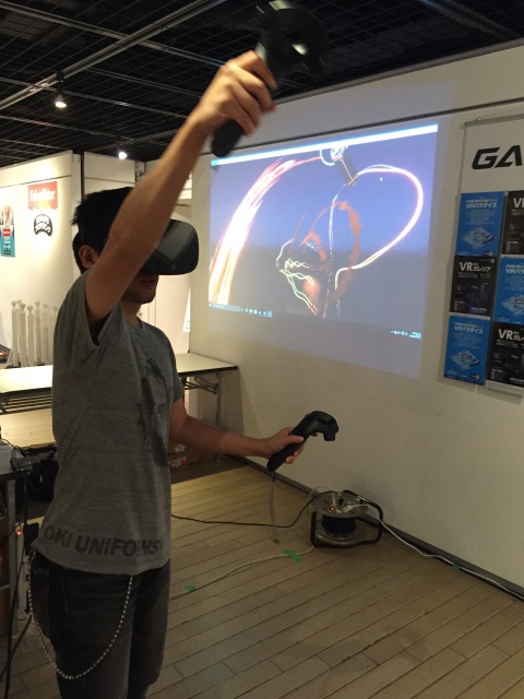 iPhone写真展⇒VRで立体ペイント⇒「宇宙ダンス」