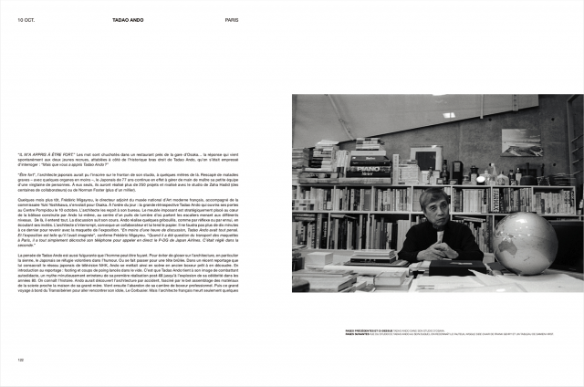 安藤忠雄氏ポートレイト撮影 / 仏 Numéro誌