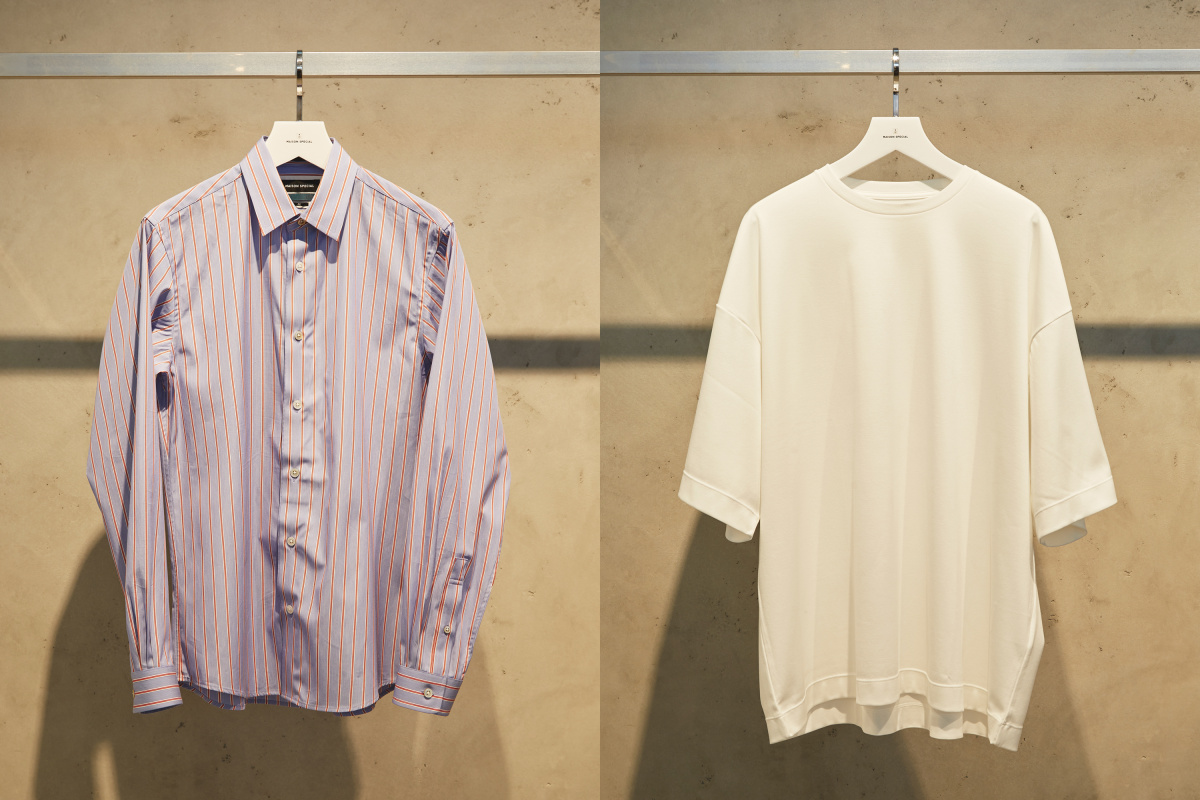 トーマスメイソンの生地に「導電糸」など、こだわり満載の服が揃う「メゾンスペシャル」の旗艦店が青山にお目見え。