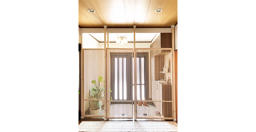 住宅に合わせてサイズオーダー