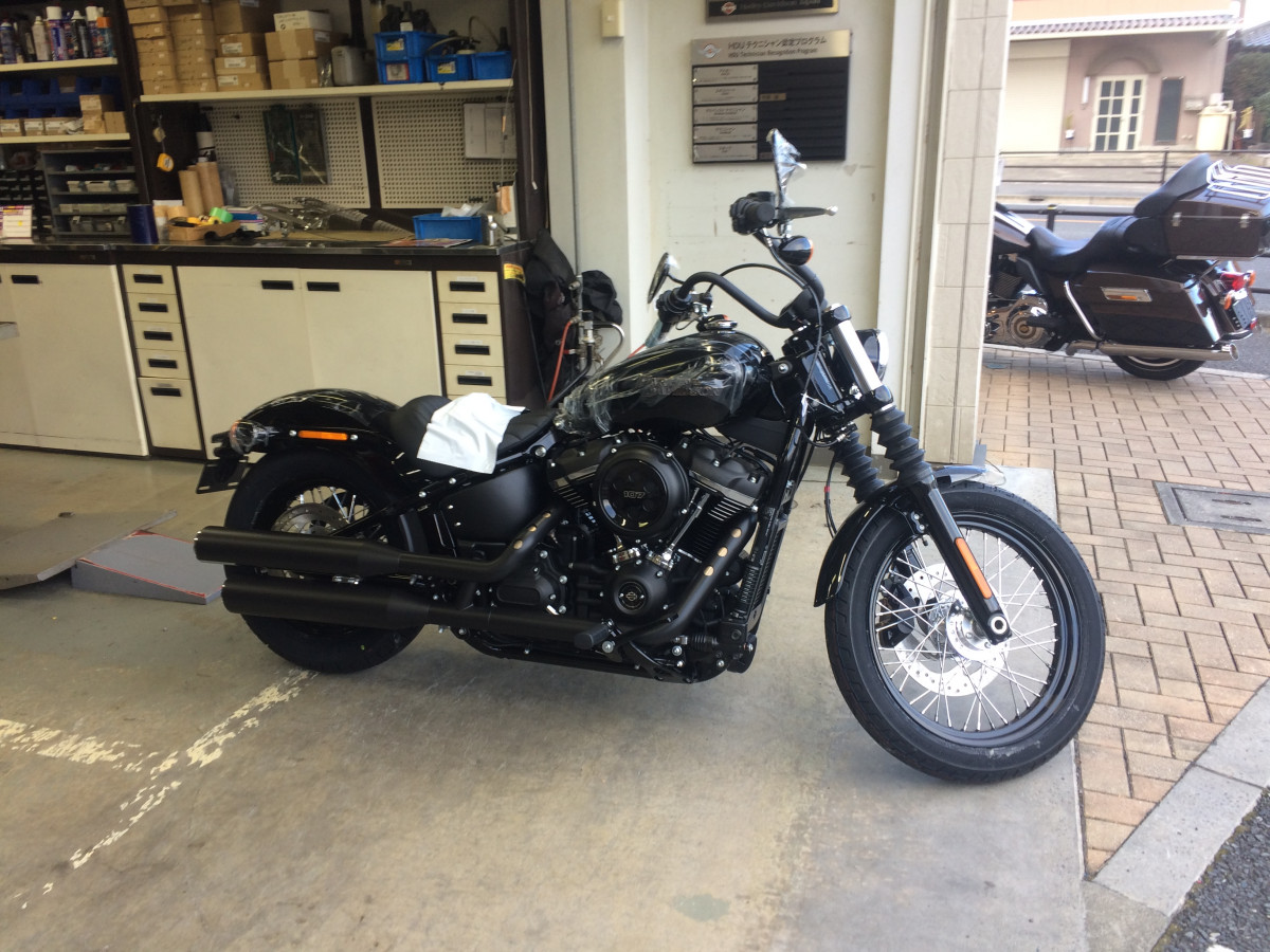 ぼけちん さんの投稿したバイクライフ 未だ生まれたてのnew Softtail バイクのカスタム ツーリング情報ならモトクル Motocle