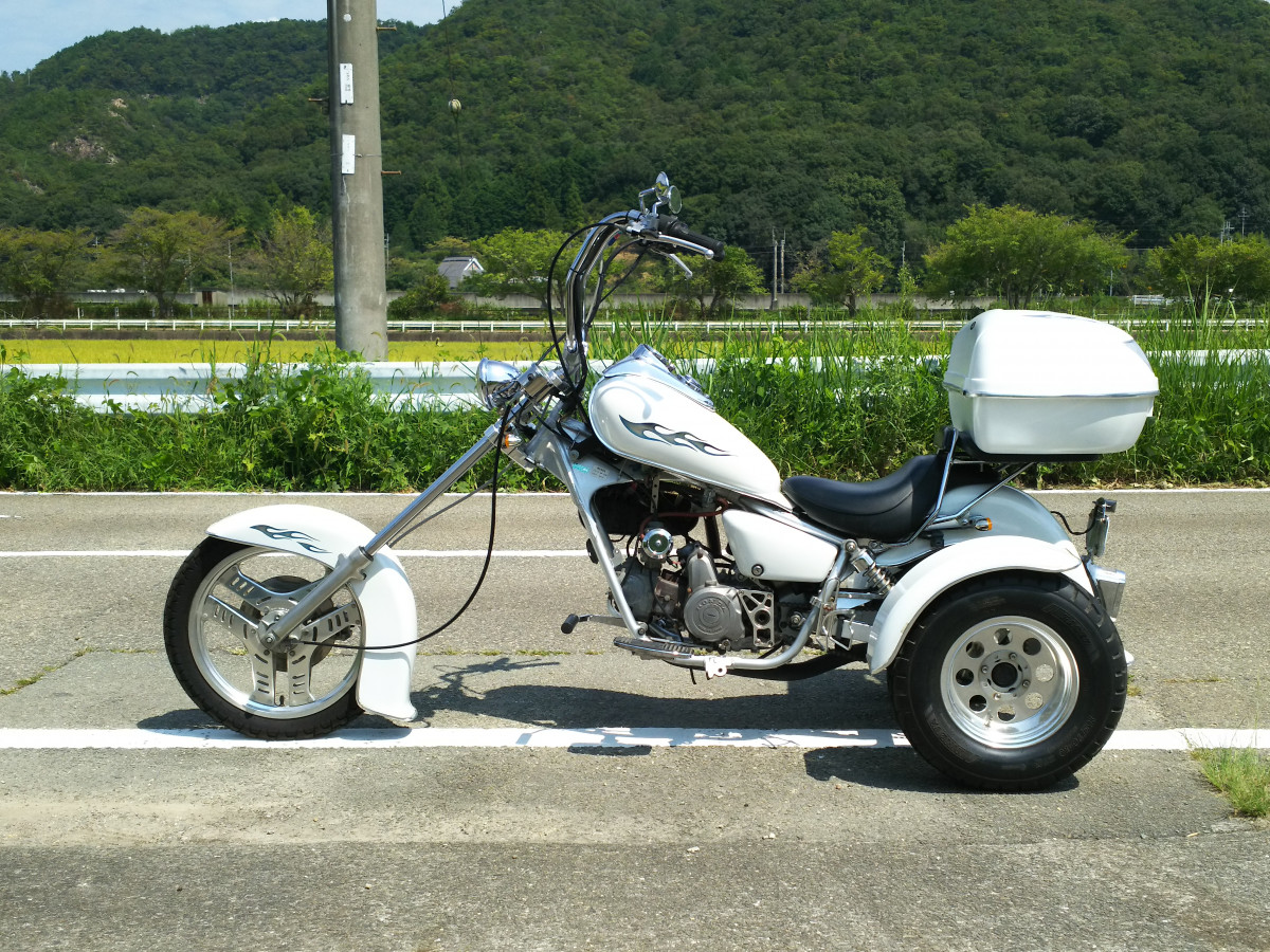 勧彩人 かんさいじんさんの投稿した愛車情報 Magna 50 最初に造った嫁用マグナ50 ベースのトライ バイクのカスタム ツーリング情報ならモトクル Motocle