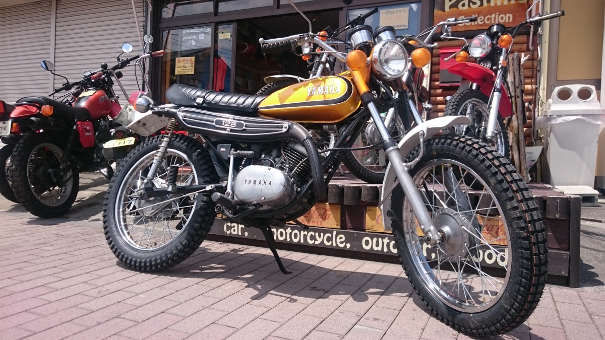 パスタイムコレクションさんが投稿したツーリング情報 ヤマハat1は125cc のツーストだった バイクのカスタム ツーリング情報ならモトクル Motocle