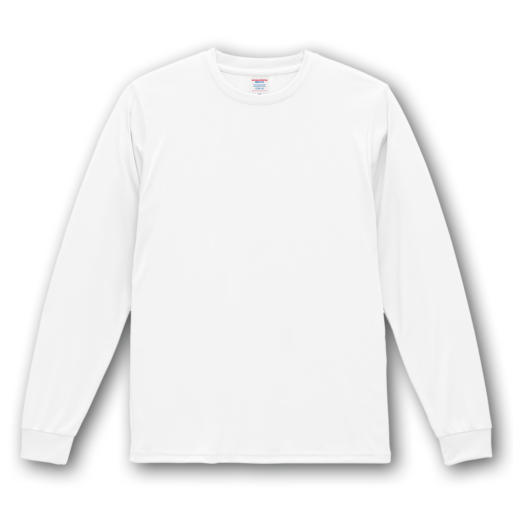 4.4オンス ドライスムース リサイクルポリエステル ロングスリーブ Tシャツ