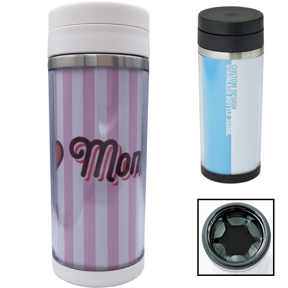 カスタムデザインステンレスボトル 350ml