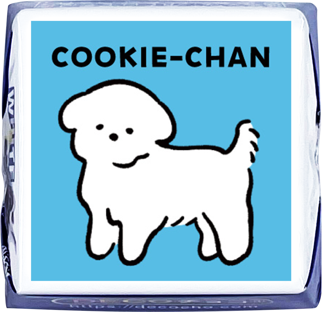 DECOチョコ45個セット ホワイト&クッキー味