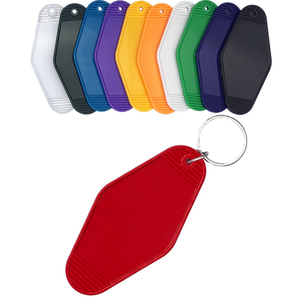 モーテルキーホルダーのオリジナルプリント詳細｜トートバッグ・エコ