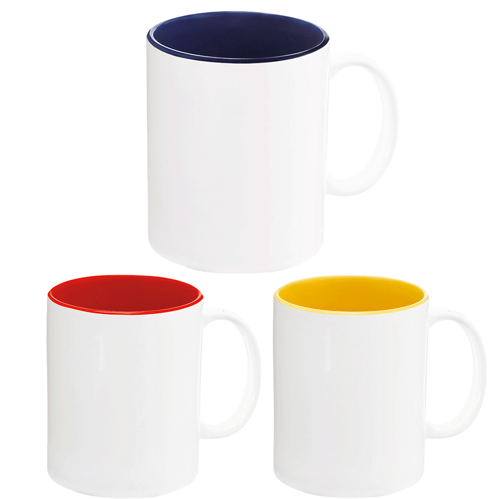 陶器マグストレート バイカラー