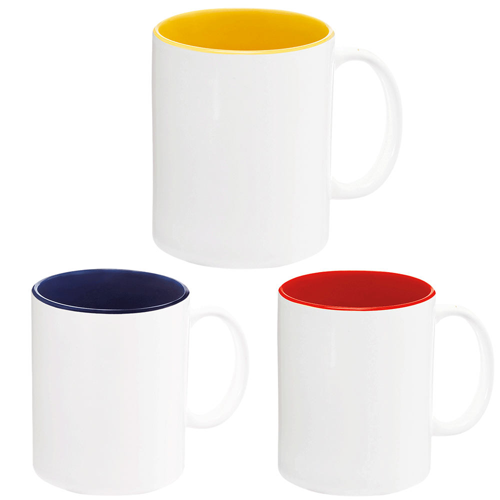 陶器マグストレート バイカラー