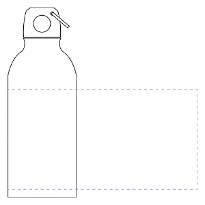 Aluminum mountain bottle (400ml)