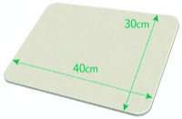Diatomaceous earth bath mat