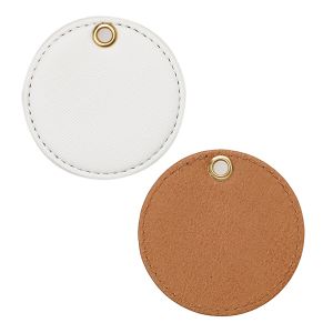 レザーキーホルダー (丸型)