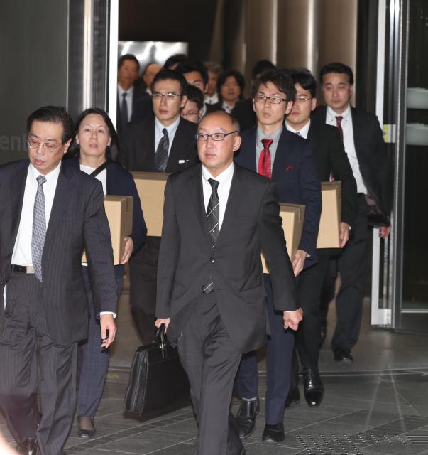 電通の過労自殺問題は、厚生労働省の強制捜査にまで発展した=7日午後4時9分、東京都港区、時津剛撮影