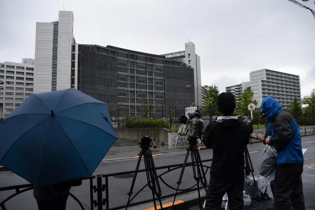 松本智津夫死刑囚が収容されていた東京拘置所=2018年7月6日、東京都葛飾区