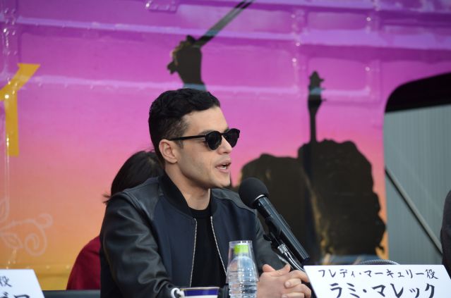 ゴールデン・グローブ賞の主演男優賞を受賞したラミ・マレックさん。公開前の来日記者会見では、フレディやクイーンへの敬意の言葉が印象的だった