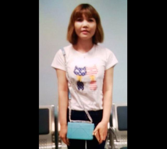 逮捕された直後に撮られたフォンの写真=関係者提供