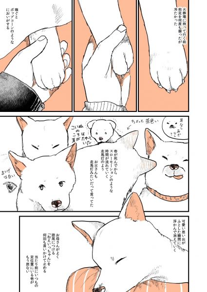 漫画「実家の犬が死んだ話」の5ページ目