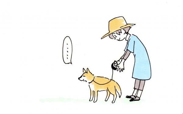 老犬との暮らしを描いた漫画