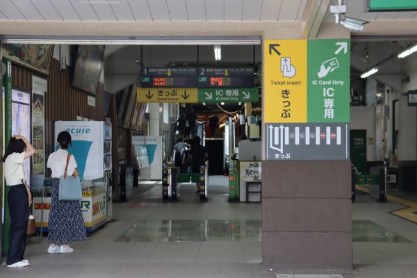 JR両国駅に設置されている案内板