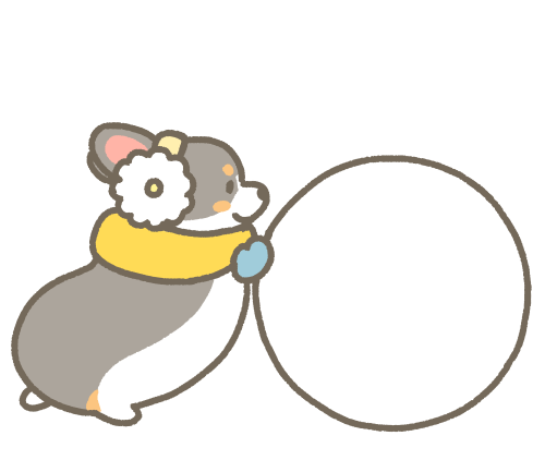 イラストレーター・たきむらりゅうさんが描くコーギー