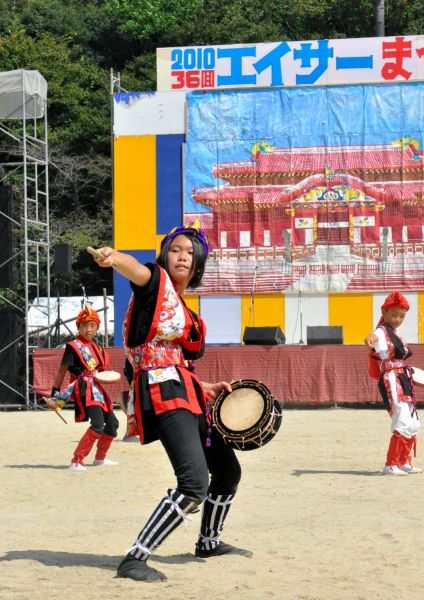 エイサー祭りの様子＝2010年
