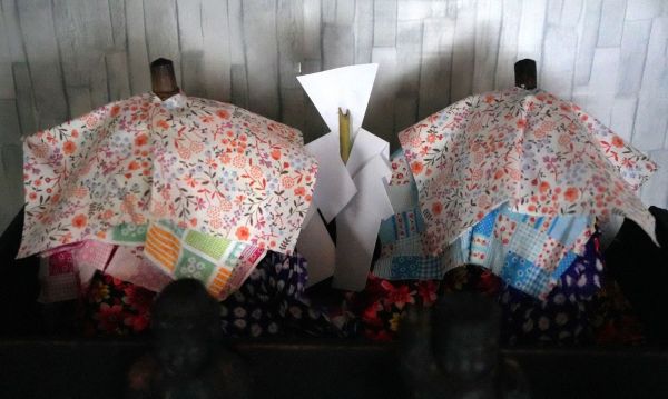 古民家にまつられていたオシラサマ