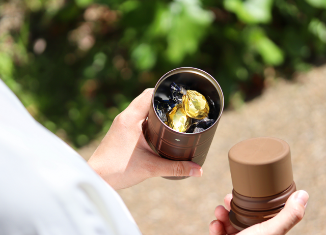 コンパクトなチョコレート魔法瓶