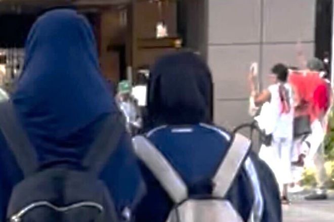 バングラデシュ国籍の中学生。駅前では「外国人問題にメスを入れる」と演説していた