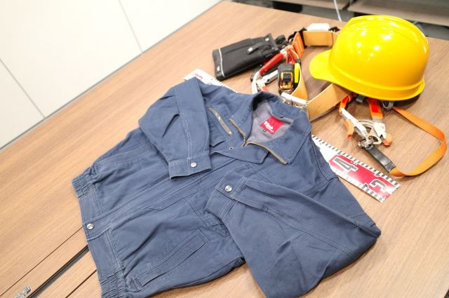 えぐろさんの仕事道具＝筆者撮影