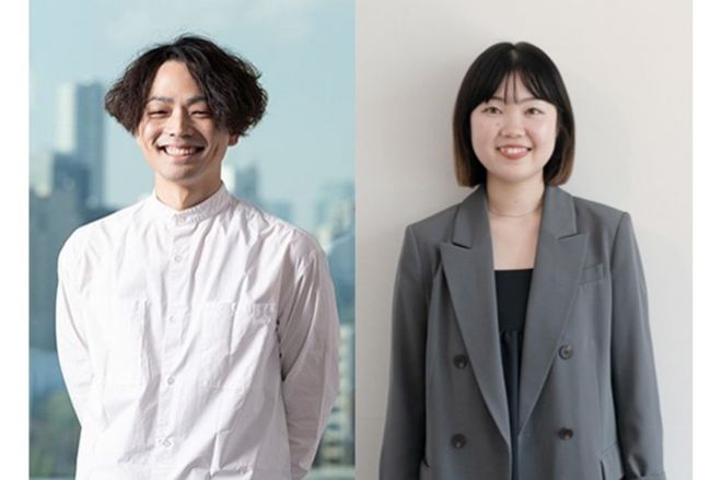 平和に関する意識調査を実施した、Social Issue Lab所長の恒藤優さん(左)とNPO法人BORDERLESS FOUNDATIONの中村涼香さん
