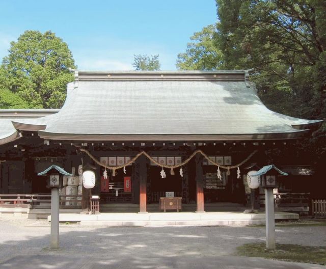 百人一首とゆかりの深い、水無瀬神宮