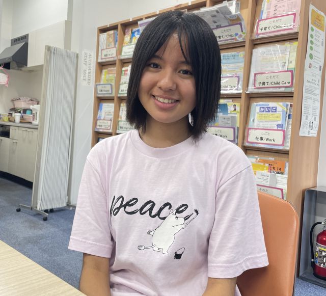 自分と同じようにがんばる子どもたちを支えるボランティアのまとめ役として活躍する宮城あみさん