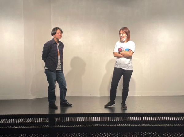 芸歴1年目で単独ライブに挑戦した時の練習風景＝本人提供