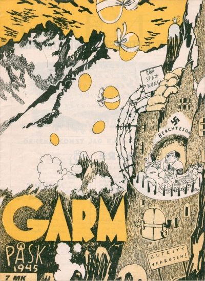 雑誌「ガルム」1945年イースター号　ムーミンキャラクターズコレクション　© Tove Jansson Estate