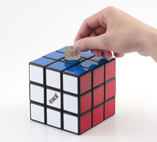 貯金もできるルービックキューブバンク