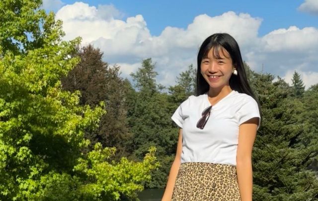 オランダのアーペルドールンにて奈々さん=2025年8月　