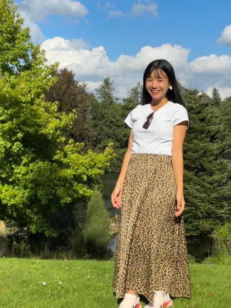 オランダのアーペルドールンにて奈々さん=2025年8月