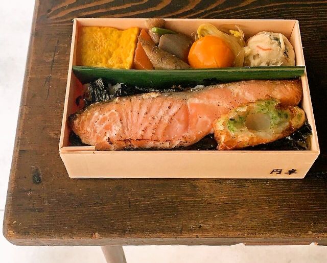 庄本さんが作る、ある日のお弁当。「梅や山椒、柚子をアクセントにするのが好きなんです」