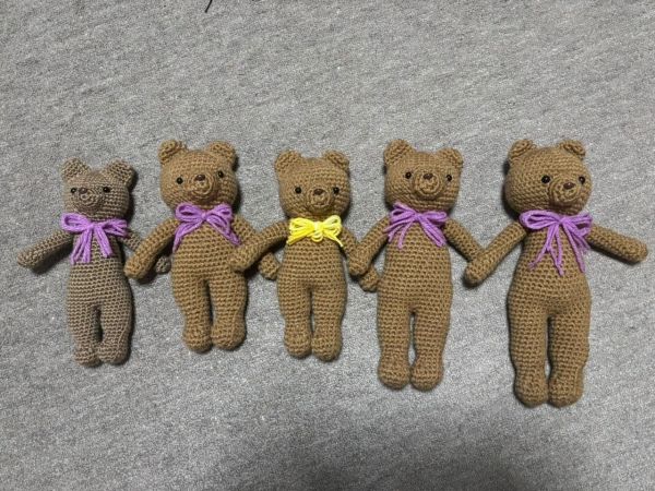 髙橋さんが作ったウエイトベア