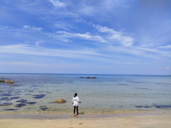週末ごとに松永さんが向かう山口県内の海＝本人提供