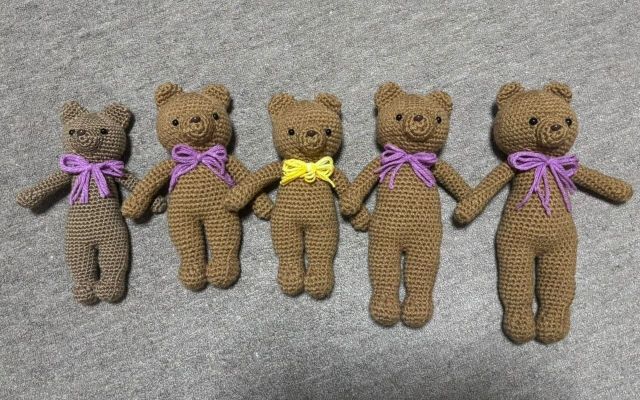 これまでに作ってきた数々のウエイトベア