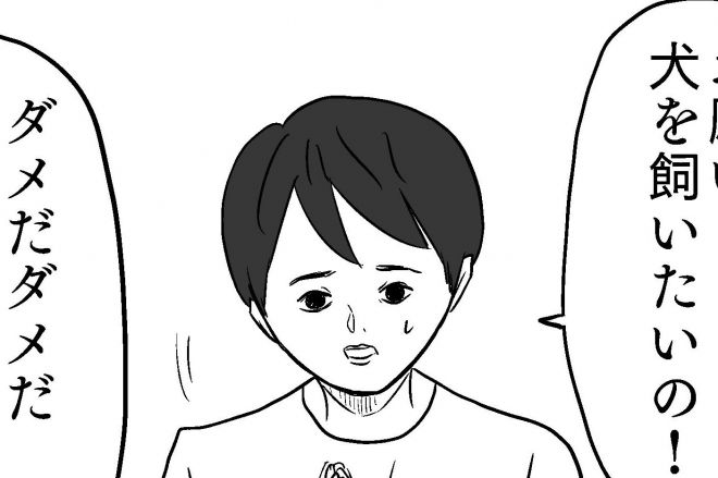 小山コータローさんのマンガ「犬を飼いたい！」