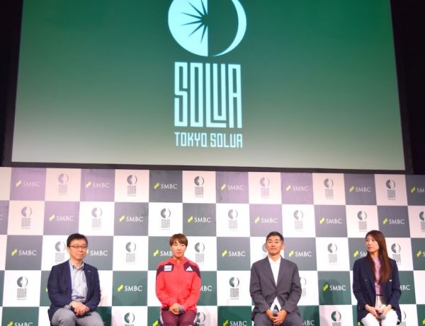 2025年7月17日、都内で開催の「SMBC TOKYO SOLUA 新体制・新プロジェクト発表会」では、元陸上選手の為末大さんや現役陸上選手の寺田明日香さんらとパネルディスカッションをした平田さん（
